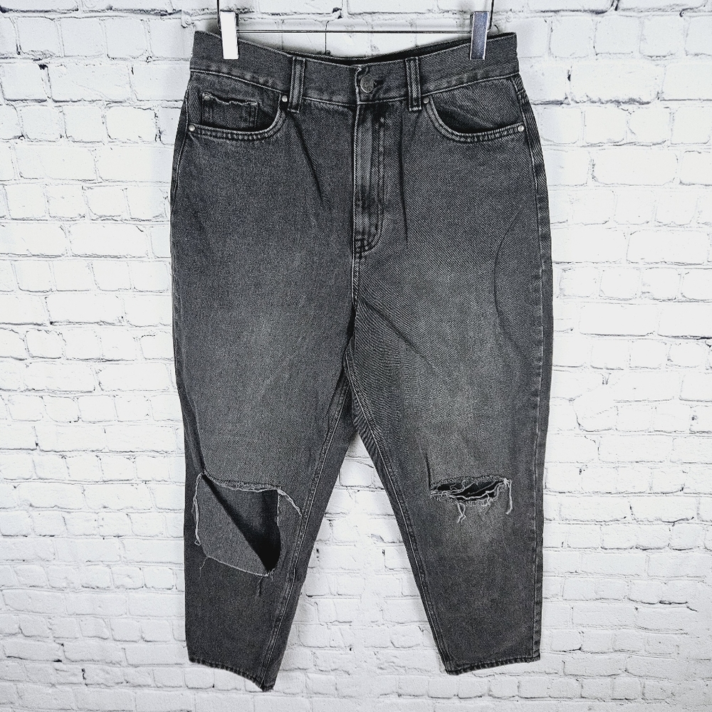 A.C.W. | high waist busted knee mom jeans - Picture 4 of 8